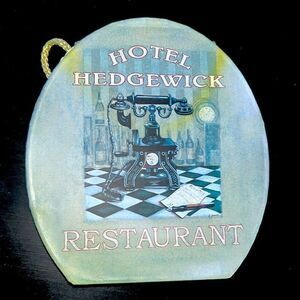 Hotel Hedgewick Restaurant case with invitation card 18 with envelope